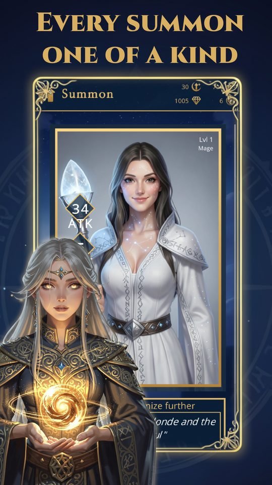 Summoning a new mage hero